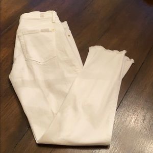 7 for all mankind white skinny Jean